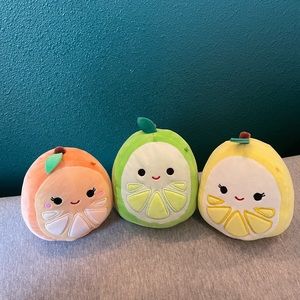 Citrus Trio Squishmallows 5”